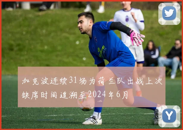 加克波连续31场为荷兰队出战上次缺席时间追溯至2024年6月